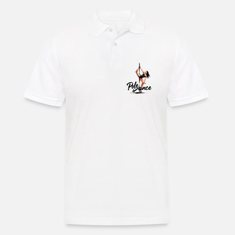 Pole Dance Poledancerin ästhetisch Geschenk - Männer Poloshirt - Weiß