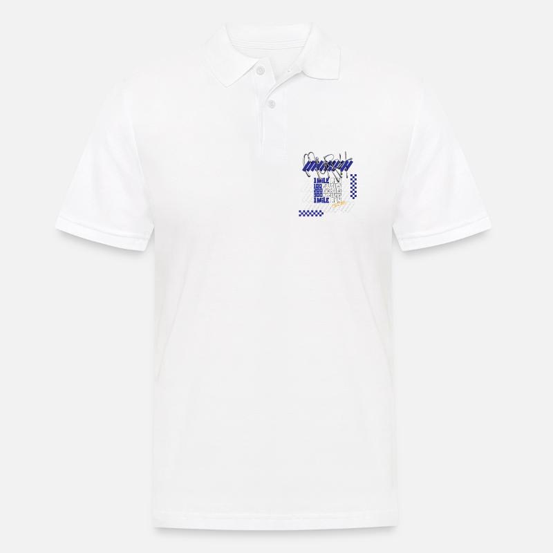 Murph Hero WOD CrossTraining Lichtgrafik-Version - Männer Poloshirt - Weiß