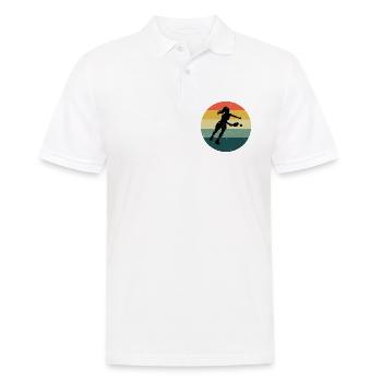 Pickleball Fan Design for Pickleball Player Fans - Men's Polo Shirt - white - Front - Kai (181cm)