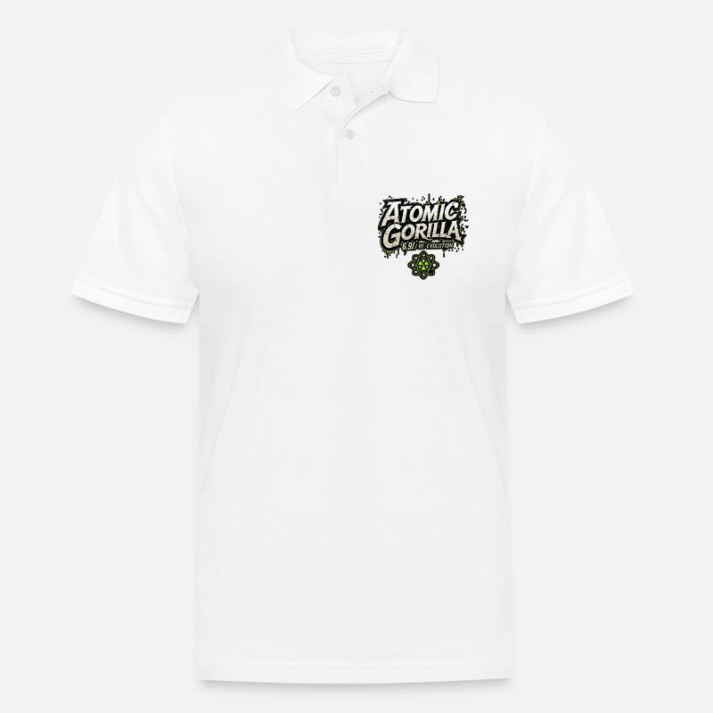 Réévolution du gorille atomique - Polo Homme - blanc