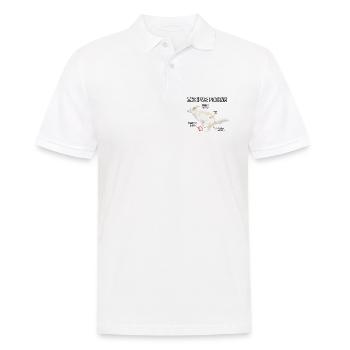 Space Dog Programm - Männer Poloshirt - Weiß - Vorne - Kai (181cm)