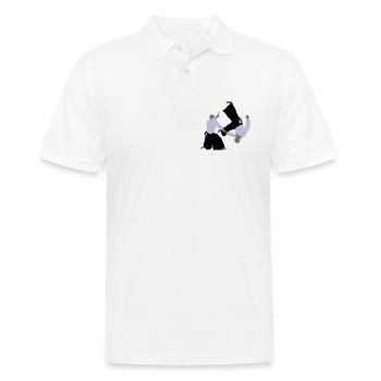 aikido - Polo Homme - blanc - Devant - Kai (181cm)