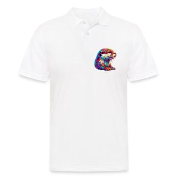 Otter - Men's Polo Shirt - white - Front - Kai (181cm)