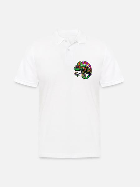 Caméléon - Polo Homme - blanc