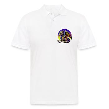 Dragon - Men's Polo Shirt - white - Front - Kai (181cm)