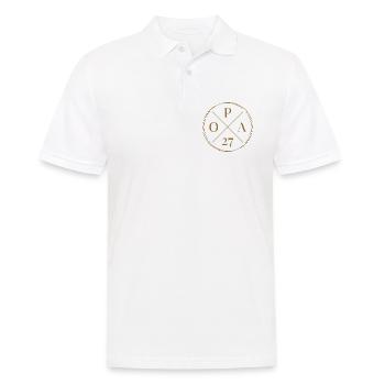 Grand-père 27 ans - Polo Homme - blanc - Devant - Kai (181cm)