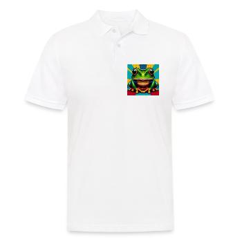 grenouille - Polo Homme - blanc - Devant - Kai (181cm)