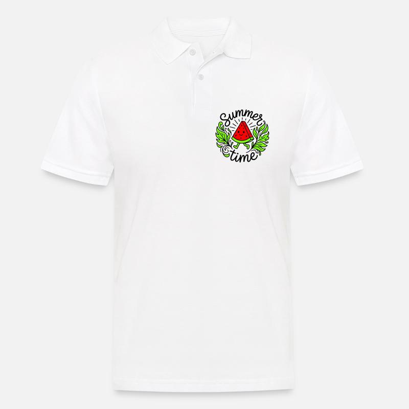 Daylight saving time - Men's Polo Shirt - white