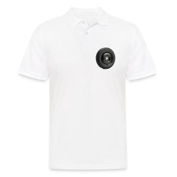 Car Wheel - Männer Poloshirt - Weiß - Vorne - Kai (181cm)