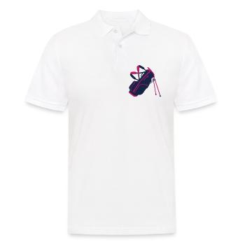 Icône du sac de golf pour l’équipement - Polo Homme - blanc - Devant - Kai (181cm)