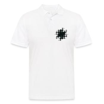 Burst Circle - Men's Polo Shirt - white - Front - Kai (181cm)