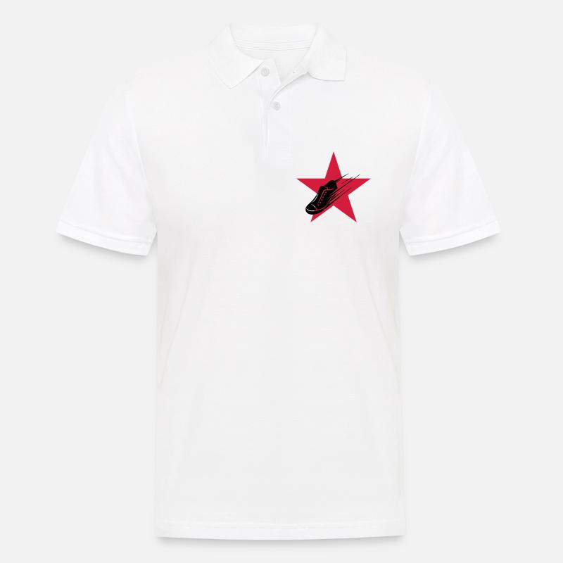 Course à Pied / Running / Jogging / Coureur - Polo Homme - blanc