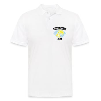 Mallorca – JGA unter Palmen - Männer Poloshirt - Weiß - Vorne - Kai (181cm)