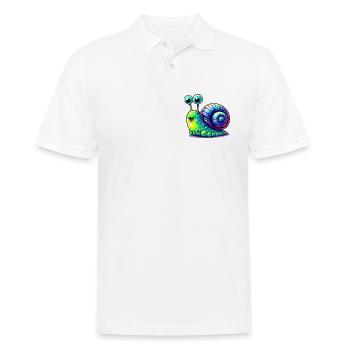 Escargot - Polo Homme - blanc - Devant - Kai (181cm)