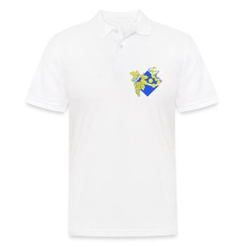 Logo revisité la Marne - Polo Homme - blanc - Devant - Kai (181cm)