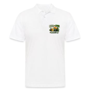 Bierglück Perfekter Tag - Männer Poloshirt - Weiß - Vorne - Kai (181cm)
