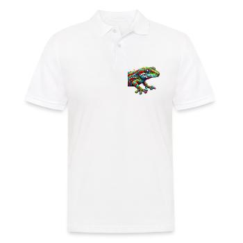 Gecko - Men's Polo Shirt - white - Front - Kai (181cm)
