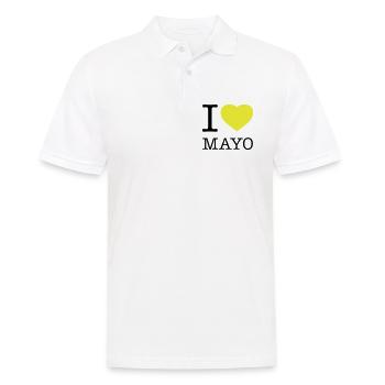 I LOVE MAYONNAISE Mayo - Men's Polo Shirt - white - Front - Kai (181cm)