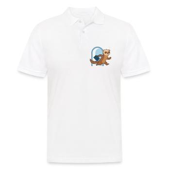 Sprint de furet à travers l’arche - Polo Homme - blanc - Devant - Kai (181cm)