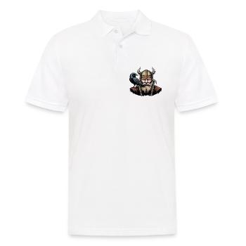 Viking Viking Legend Sailor Odin Raven Fighter - Men's Polo Shirt - white - Front - Kai (181cm)
