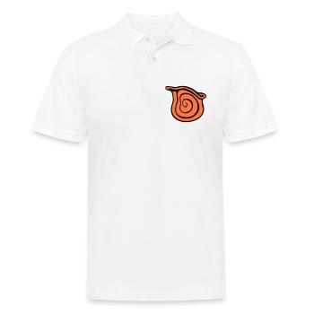 Snail Shell Snail Insect House Spiral Cool - Men's Polo Shirt - white - Front - Kai (181cm)