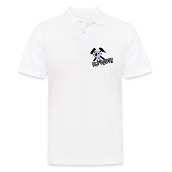 Ruhrpott Pirat - individualisierbar - Männer Poloshirt - Weiß - Vorne - Kai (181cm)