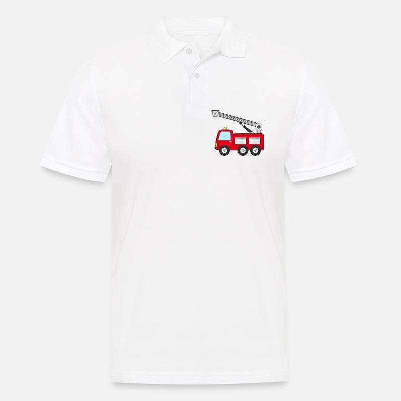 Fire engine Fire engine - Men's Polo Shirt - white