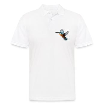 Eisvogel Und Kingfisher Design Für Vogelfreunde - Männer Poloshirt - Weiß - Vorne - Kai (181cm)