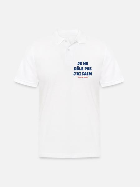 I don't complain, I'm hungry - Men's Polo Shirt - white