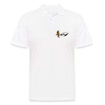 Hiking - Men's Polo Shirt - white - Front - Kai (181cm)