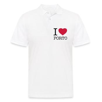 J’AIME PORTO Portugal - Polo Homme - blanc - Devant - Kai (181cm)