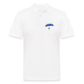 paragliding - Men's Polo Shirt - white - Front - Kai (181cm)