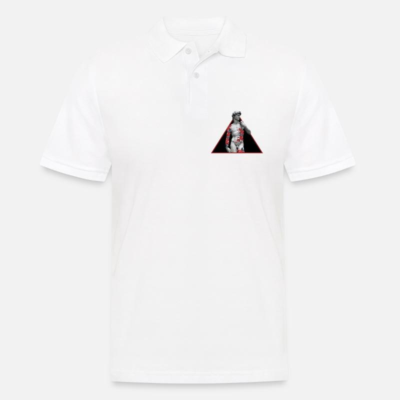 David Rose Tattoo - Männer Poloshirt - Weiß