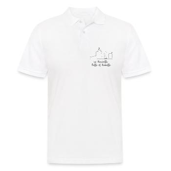 La Rochelle design noir by Nicolas Poitevin - Polo Homme - blanc - Devant - Kai (181cm)