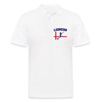 Lionnes championnes d’Angleterre de football féminin - Polo Homme - blanc - Devant - Kai (181cm)