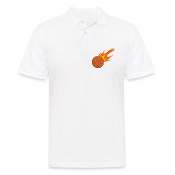 Basketball basketball players - Men's Polo Shirt - white - Front - Kai (181cm)
