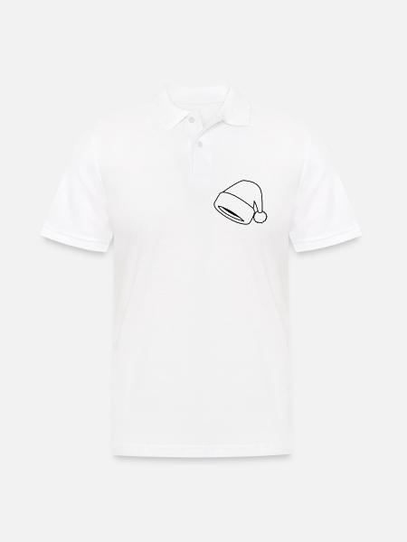 Santa Hat Santa Claus Hat - Men's Polo Shirt - white