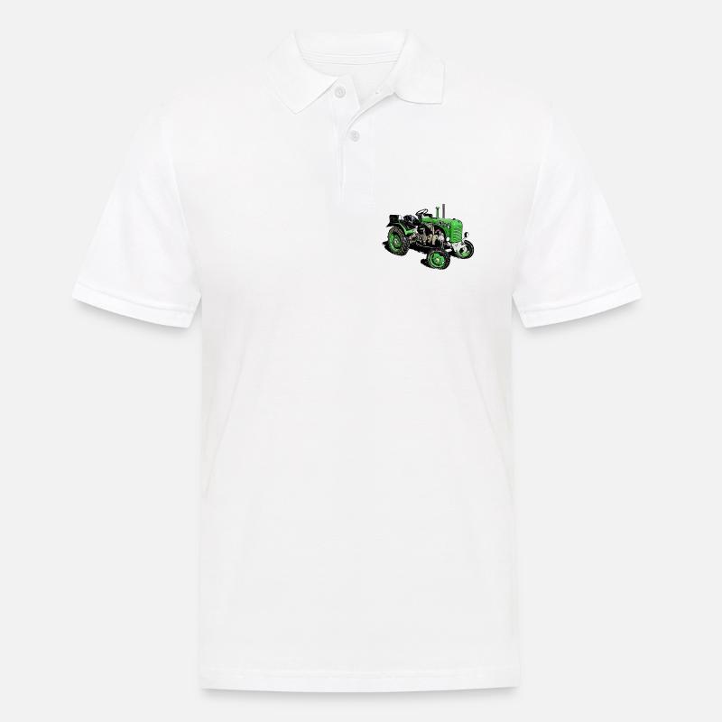Traktor Steyr Typ 80 - Männer Poloshirt - Weiß
