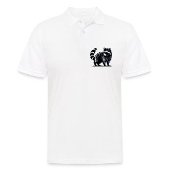 Raton laveur - Polo Homme - blanc - Devant - Kai (181cm)