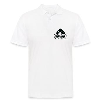 Relax and Smile - Men's Polo Shirt - white - Front - Kai (181cm)