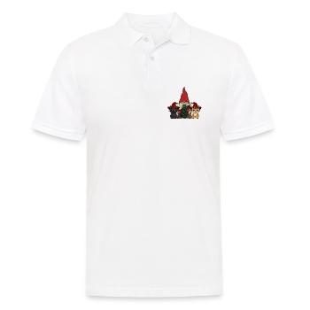 Katze Wichtel  - Männer Poloshirt - Weiß - Vorne - Kai (181cm)