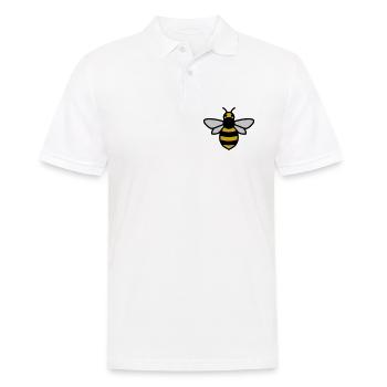 Bee Insect Cartoon - Men's Polo Shirt - white - Front - Kai (181cm)