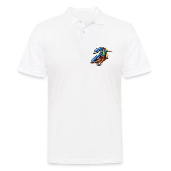 Conception d’action du joueur de maillot numéro 2 - Polo Homme - blanc - Devant - Kai (181cm)