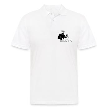 hipster - Polo Homme - blanc - Devant - Kai (181cm)