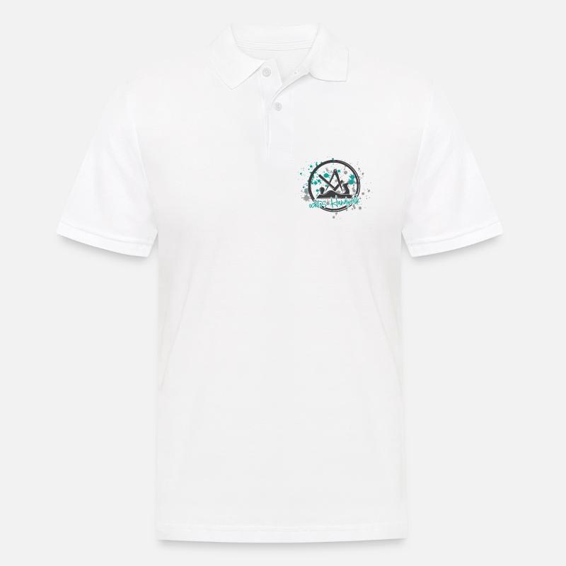 Schreiner Stolz grey-mint-small - Männer Poloshirt - Weiß