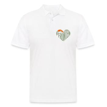 Pfronten Bergherz Panorama - Männer Poloshirt - Weiß - Vorne - Kai (181cm)