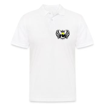 bier_wappen2 - Männer Poloshirt - Weiß - Vorne - Kai (181cm)