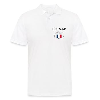 Colmar France coordonne le souvenir de voyage - Polo Homme - blanc - Devant - Kai (181cm)