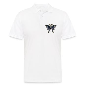 Cosmic Moth Magic - Men's Polo Shirt - white - Front - Kai (181cm)