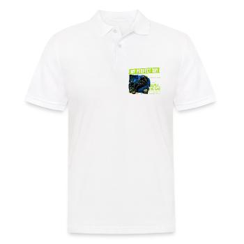 Gamer Gaming Cat Video Game - Männer Poloshirt - Weiß - Vorne - Kai (181cm)